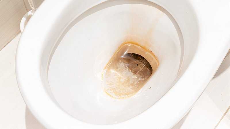 Waarom je een bevlekte toiletpot moet schoonmaken