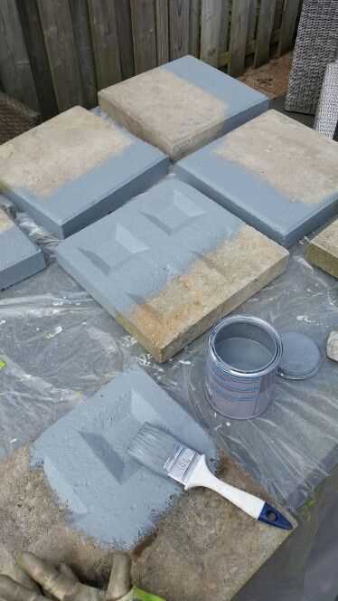 Keuze van de juiste verf en kleur voor een betonnen terras