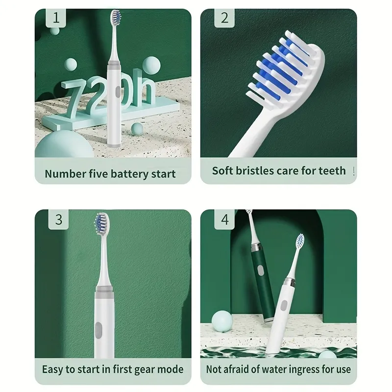Stappen voor het schoonmaken van je elektrische tandenborstel