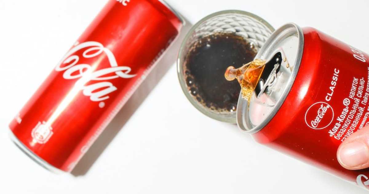 Gebruik cola zonder gas