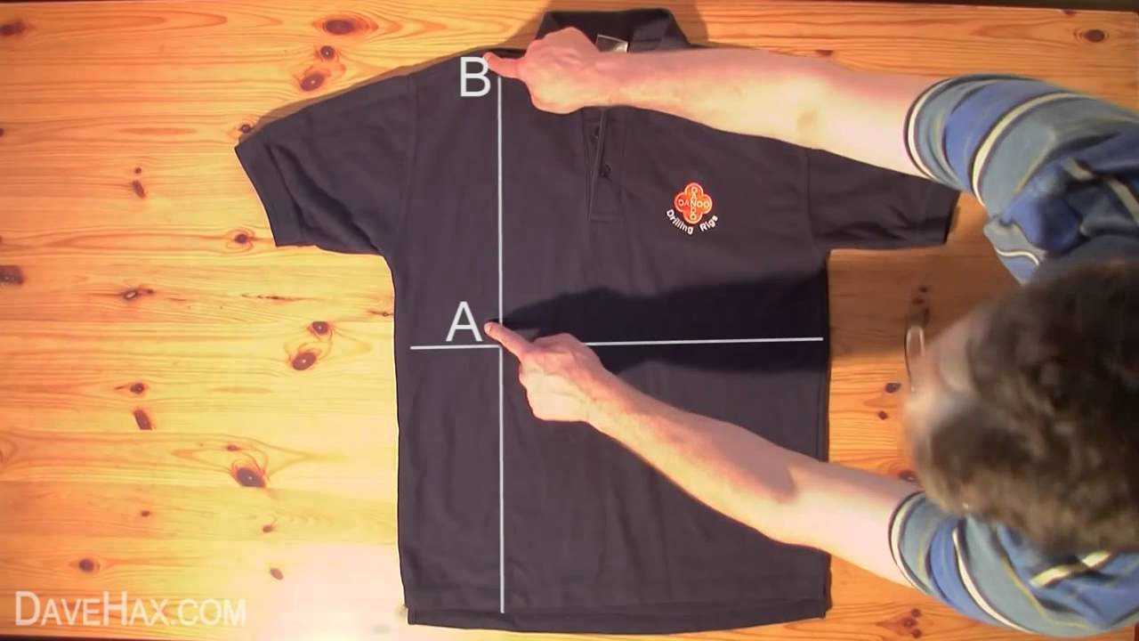 Hoe een shirt opvouwen