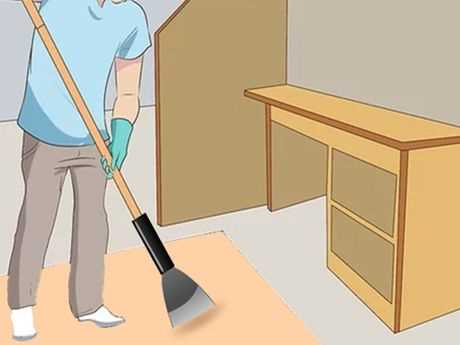 Methoden voor het verwijderen van een rubberen vloer